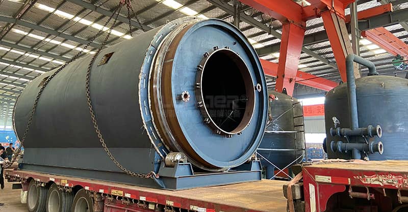 LES-2866裂解設(shè)備產(chǎn)量多大？裂解廢輪胎效果好嗎？